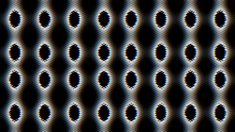 Abstract black and white geometric stripes seamless pattern background textur Stock Footage 339790639
