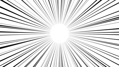 Abstract black and white geometric lines animation Vídeo Stock 340940296
