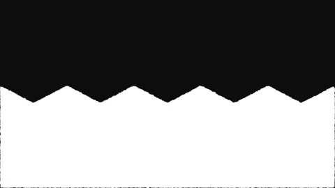 Abstract black and white geometric pattern with jagged edges and clean line.. Stock Footage 342521197