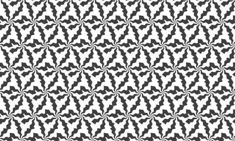 Abstract black and white geometric pattern.  Seamless repeating design idea.. Stock Illustration