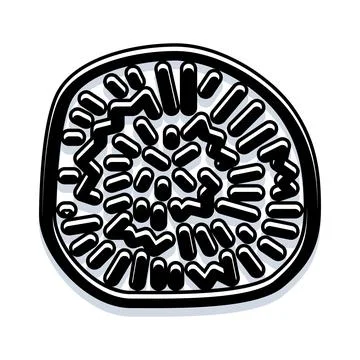 Abstract black and white geometric shapes pattern イラスト素材