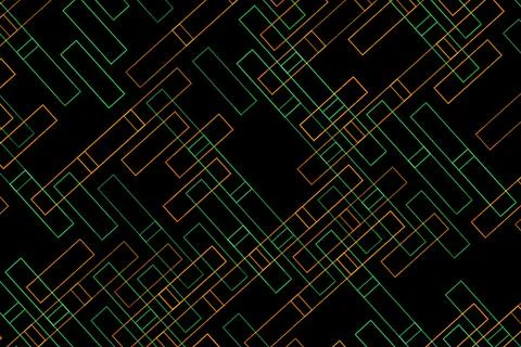 Abstract black and white geometric lines pattern Illustrazione stock