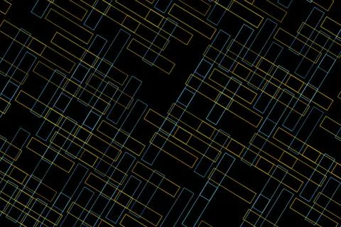 Abstract black and white geometric maze pattern Illustrazione stock