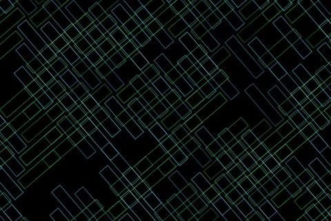 Abstract black and white geometric pattern with lines and shapes Stock Illustration