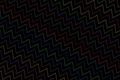 Abstract black and white geometric pattern with lines Stock Illustration