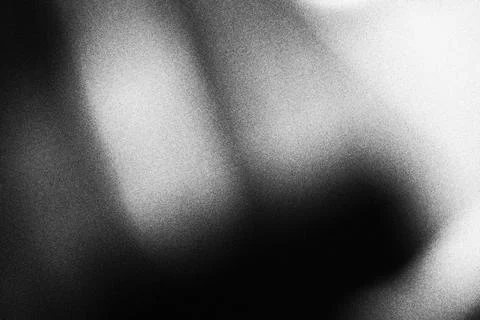 Abstract black and white gradient background with soft light texture Stock Photos