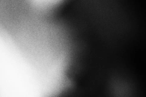 Abstract black and white gradient background with soft grainy texture Stock Photos