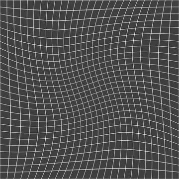 Abstract Black and White Grid Striped Geometric Seamless Pattern - Vector i.. Stock Illustration