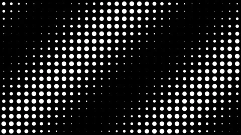 Abstract black and white halftone pattern background for modern graphic desig Stock Footage 343633897