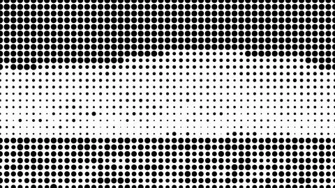 Abstract black and white halftone pattern background with dots of varying s.. Stock Illustration