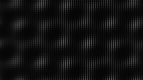 Abstract black and white LED dot matrix screen background Stock Footage 335875200