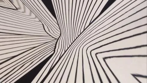 Abstract Black and White Linear Background. Stock Photos