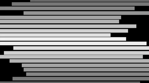 Abstract black and white lines moving on horizontal motion Stock Footage 101785060