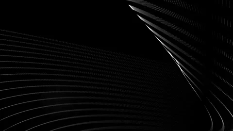 Abstract black and white lines with perspective. Stock Footage 284166352
