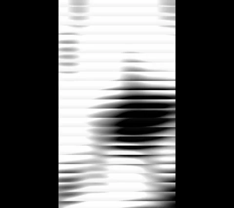 Abstract black and white liquid noise animation Stock Footage 319400199