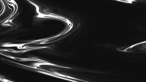 Abstract Black and White Liquid Swirls Flowing Smoothly Видео 339315477