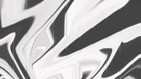 Abstract Black and White Liquid Marble Background Stock Illustration