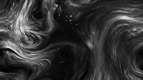 Abstract black and white marble liquid flow has elegant pattern lines. 4K Stock Footage 295710397