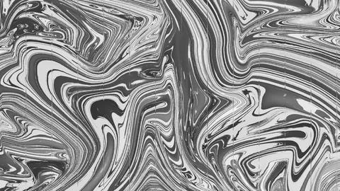 Abstract Black and White Marble Liquid Wave Texture Background Stock Illustration