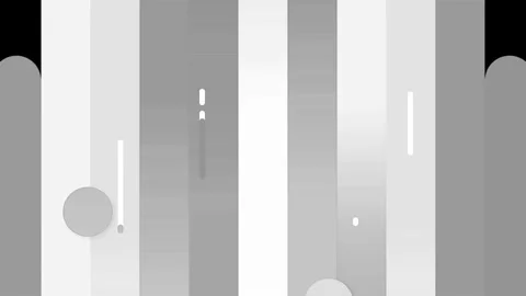 Abstract black and white motion graphic background loop. Stock Footage 336812623