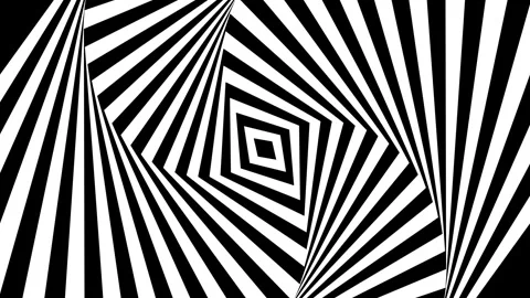 Abstract black and white optical illusion wave pattern background Stock Footage 343631235