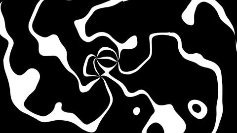 Abstract Black and White Optical Illusion Design 스톡 일러스트