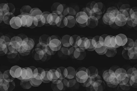 Abstract black and white overlay bokeh background Stock Photos