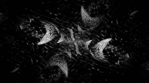 Abstract black and white pattern, VJ loop 스톡 동영상 64574756