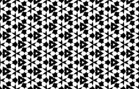 Abstract black and white pattern design for background Stock Illustration