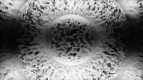 An Abstract Black and White Pattern showcasing a myriad of creative artistic Stock Illustration