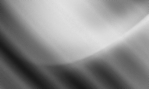 This abstract black and white pattern features wavy lines and gradients Illustration