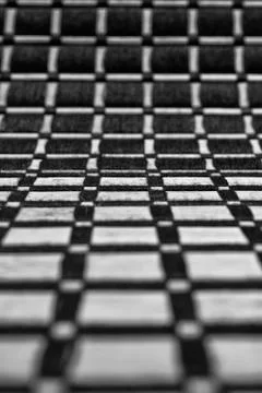 Abstract black and white pattern 2 Stock-Fotos