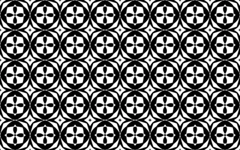 Abstract black and white pattern design for background Stock Photos