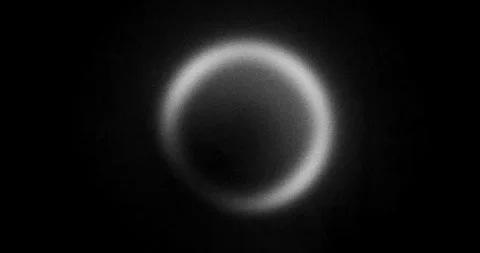 Abstract black and white pulsating gradient ring Stock Footage 331371485