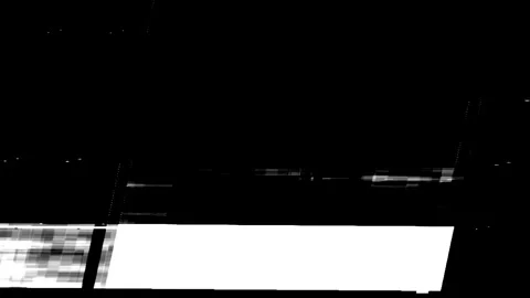 Abstract black and white rough grunge noise animated background Stock Footage 295130367