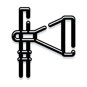 Abstract black and white speaker sound icon design Stock Illustration