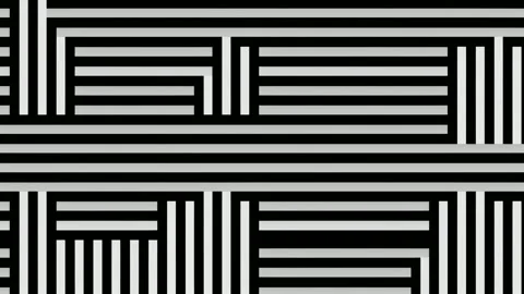 Abstract black and white striped geometric background, animated pattern bac.. Stockbeeldmateriaal 341429252