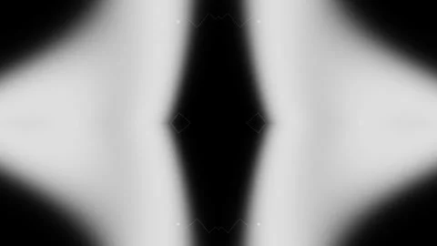 Abstract Black and White Symmetrical Liquid Motion Graphics Stock-Footage 341666271