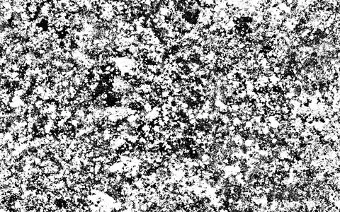 The abstract black and white texture of a moldy, weathered rock surface Stock Illustration