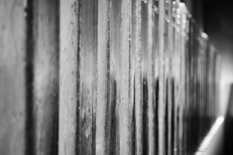 Abstract black and white texture with vertical lines Foto stock