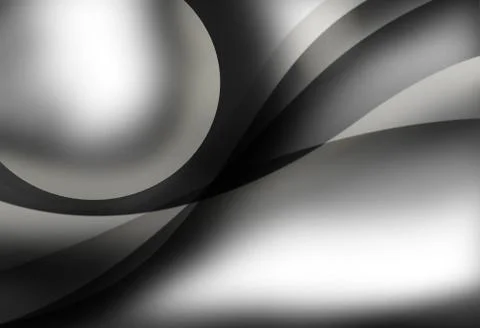 Abstract black and white on transparency  background Stock Illustration