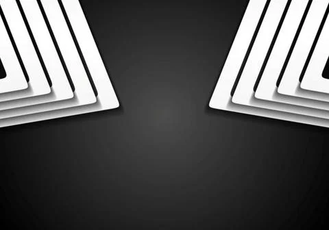 Abstract black and white vector background Abstract black and white vector... Stock Photos