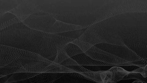 Abstract Black and White Wave Pattern Video stock 288558590