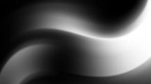Abstract black and white wave gradient animation for modern background visual Video stock 313138995