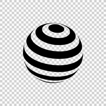 Abstract black art element graph isolated Stock Illustration