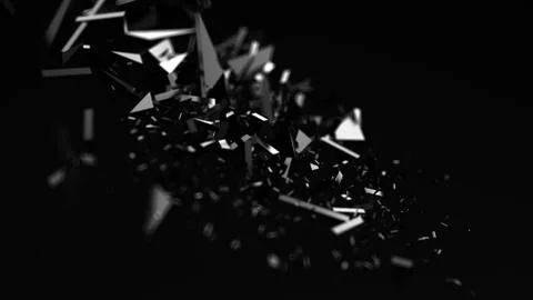 Abstract black background. 3d illustration, 3d rendering. Illustrazione stock