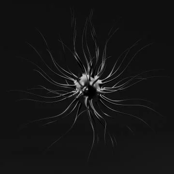 Abstract black background. 3d illustration, 3d rendering. Stock Illustration