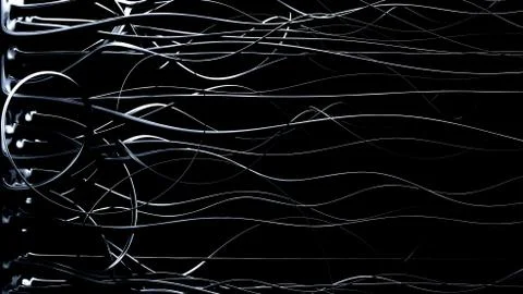 Abstract black background. 3d illustration, 3d rendering. Stock Illustration