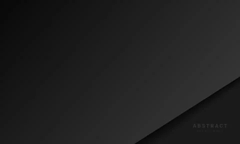 Abstract black background with 3d paper texture design. 스톡 일러스트