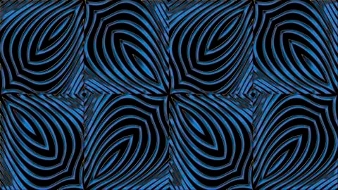 Abstract black background with blue patterns for the design of textiles, the Stock Illustration